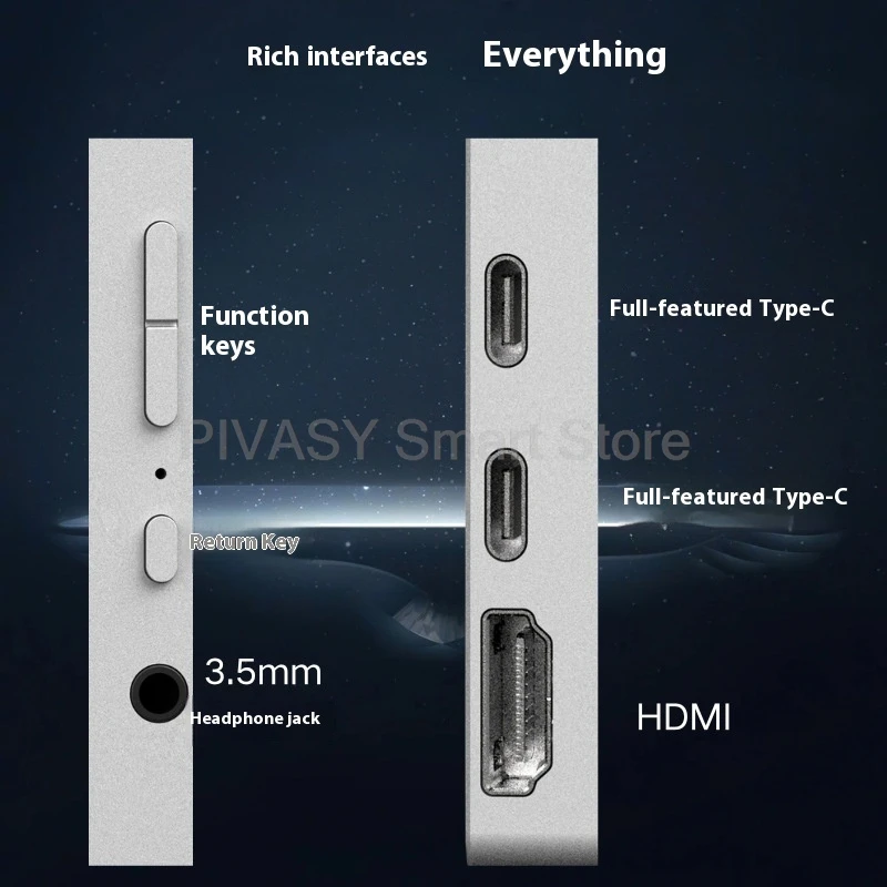 شاشة محمولة رفيعة للغاية مقاس 14 بوصة تعمل باللمس 60 هرتز IPS عرض تلفزيون 10 نقاط تعمل باللمس بالسعة للاستخدام متعدد المشاهد من سبائك الألومنيوم