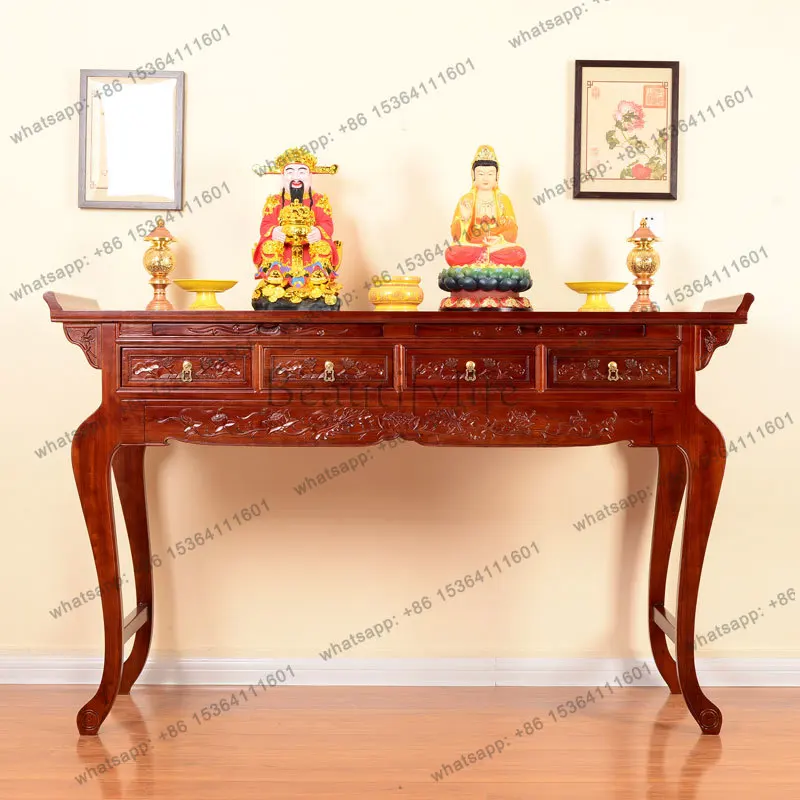 offering table Fotai household economical solid wood offering table