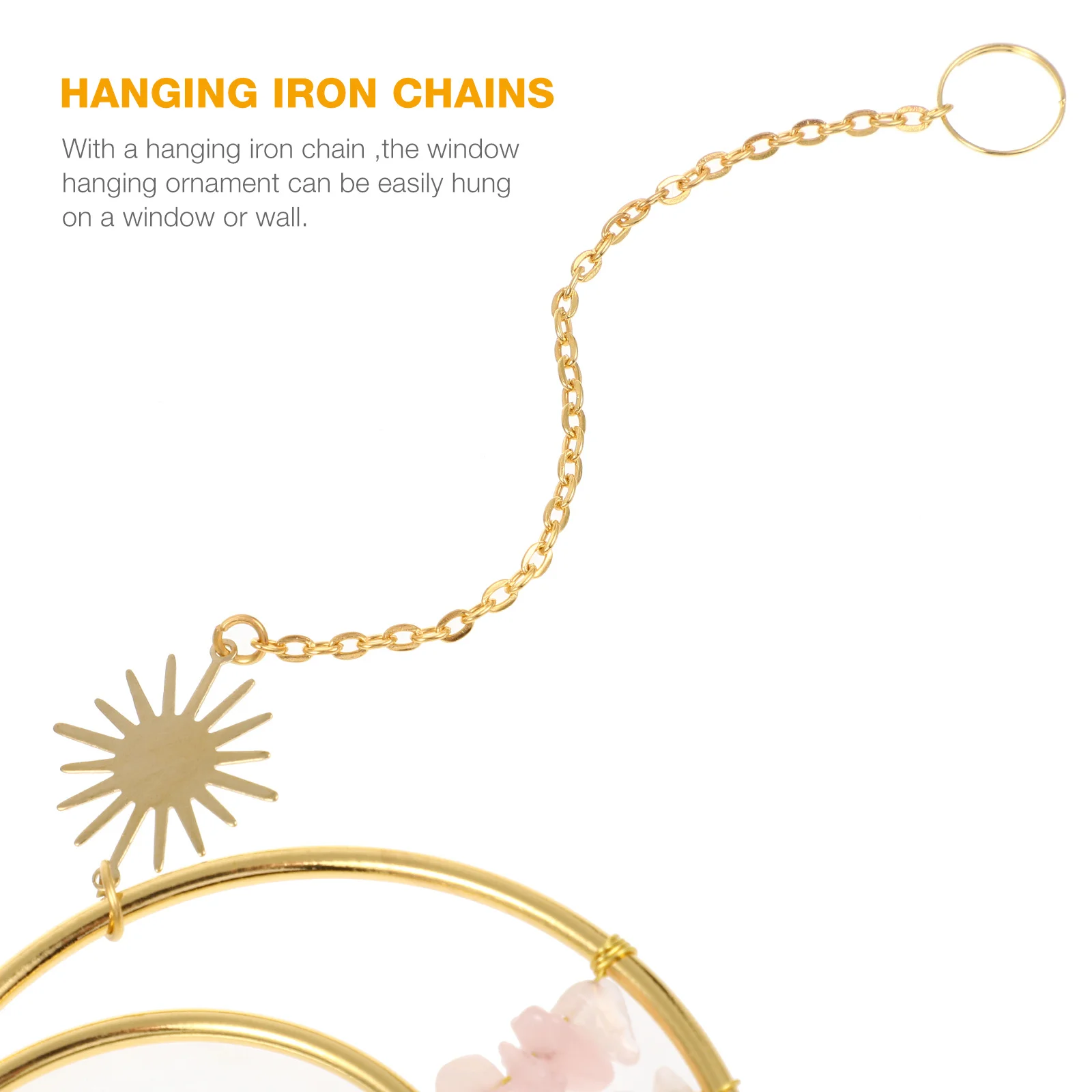 

Moon Hanging Glass Sun Catcher Ornament for Window Bedroom Garden Home Decor Moon Car Accessories Hanging Decoration