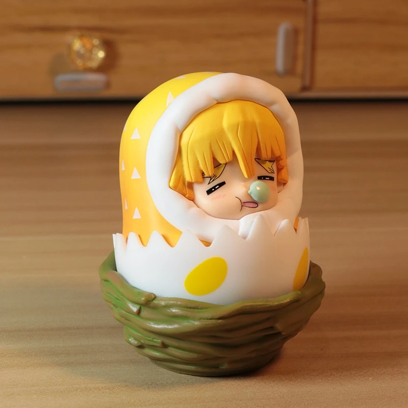 

В наличии Demon Slayer Sleeping Daruma Figure Set Zenitsu Tanjiro Inosuke Nezuko Tomioka Cute Nap Pose Dolls Anti-Tip Desk Decor
