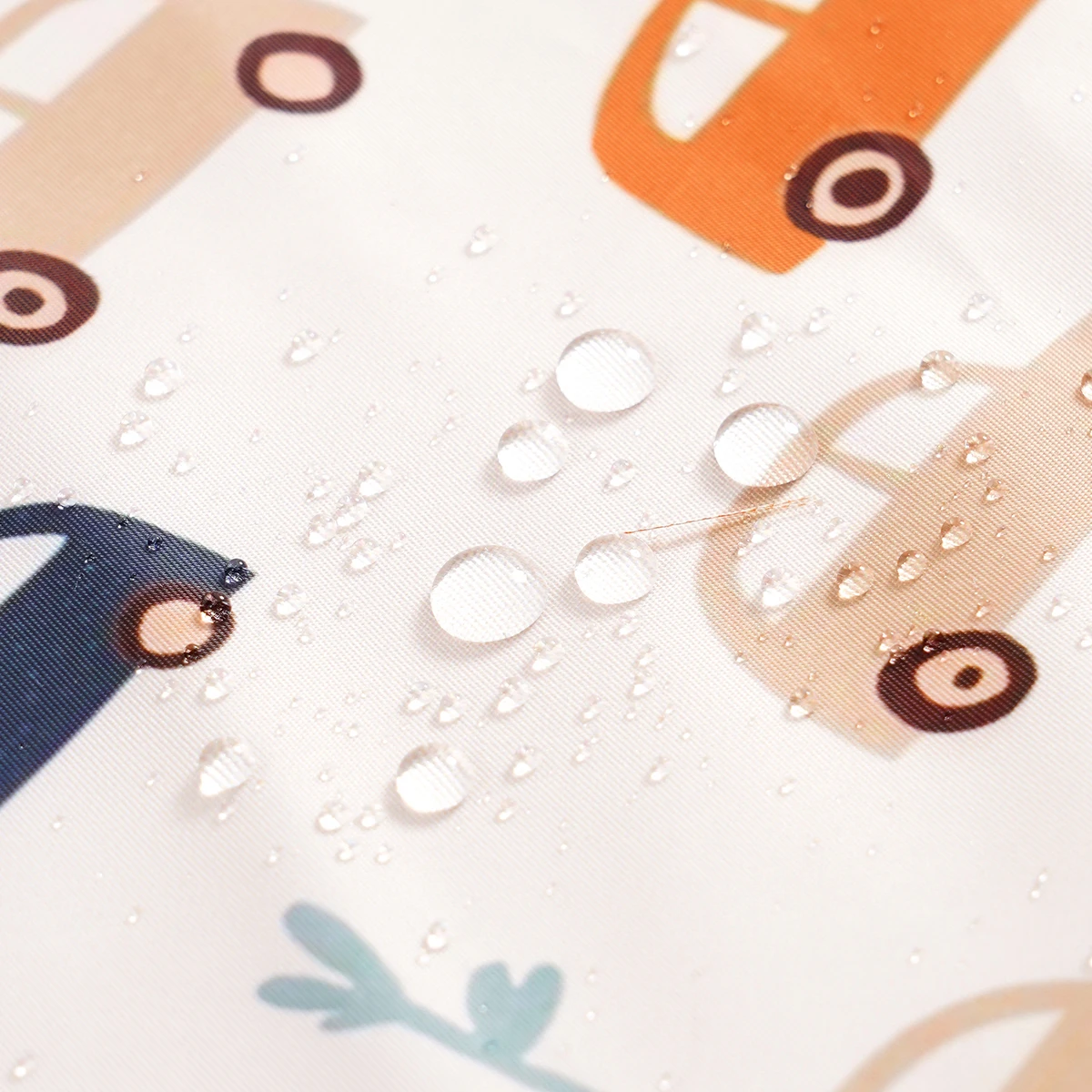 سجادة سبلات 130 × 130 سم - واقي أرضية للكرسي المرتفع الداخلي قابل للغسل ومضاد للانزلاق، سجادة لعب محمولة في الهواء الطلق #5