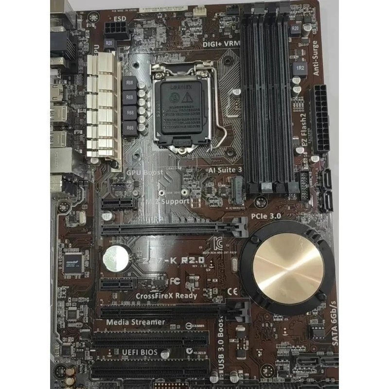 Z97-K R2.0 Function Perfect Main Board with File, Used, 90new
