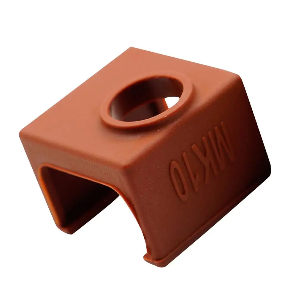 Silicone Socks Cover for MK10 Heat Block Case High Temperature Resistant 3D Printer Protection Sleeve