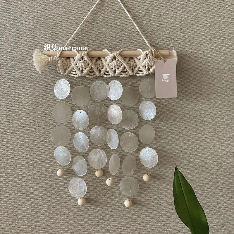 HYS shell wind chimes wall pendant pendant home living room decoration B & B children's room bedroom gift souvenir