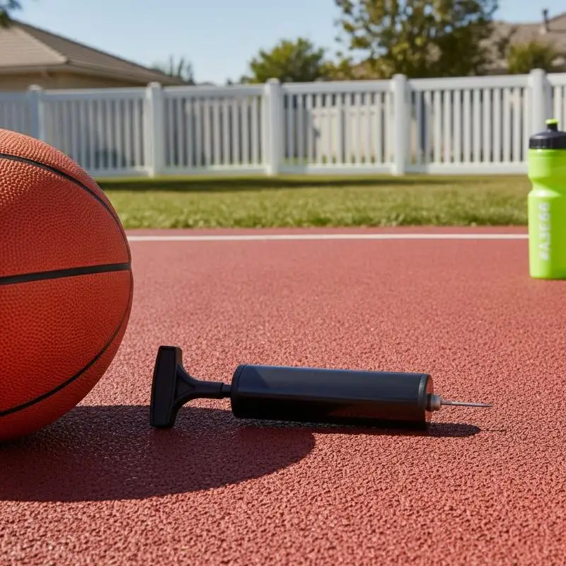 Handpumpe mit Nadel, ideal für Jugendliche, Fußball, Volleyball, Basketball, Nachschultraining – Detail 10