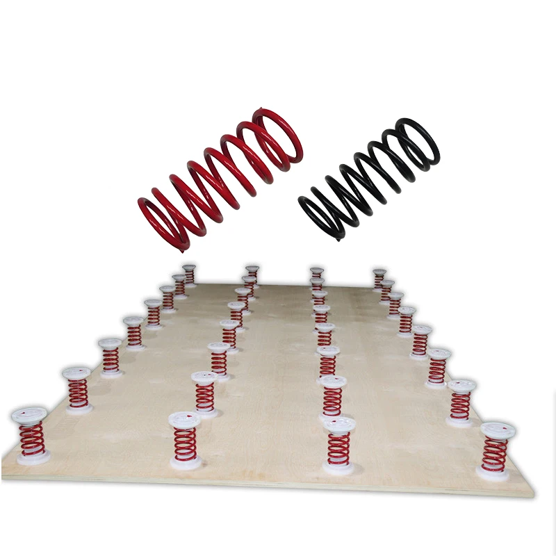 

Coil Style Industrial Gymnastics Floor Spring Competition Equipment Judo Exercises Cheer Floor Music Wire Steel Material