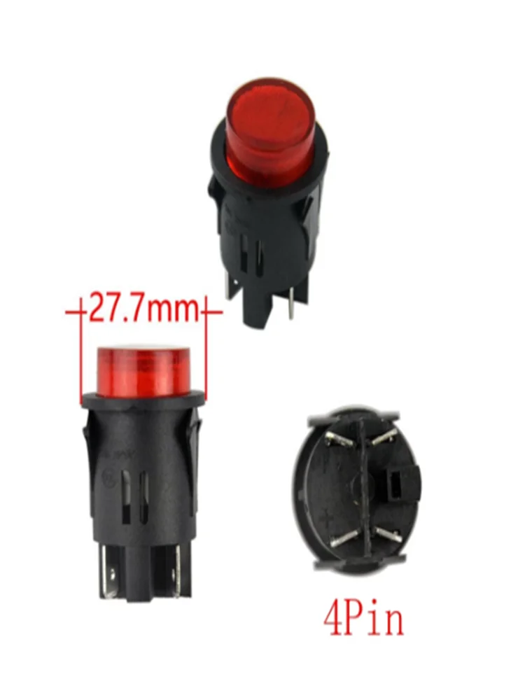 1PC 26mm 28mm Power PushButton Start Switch RemoteControl Toy Car Vehical Motorbike Motorcycle Tricycle for Kids Child ON OFF