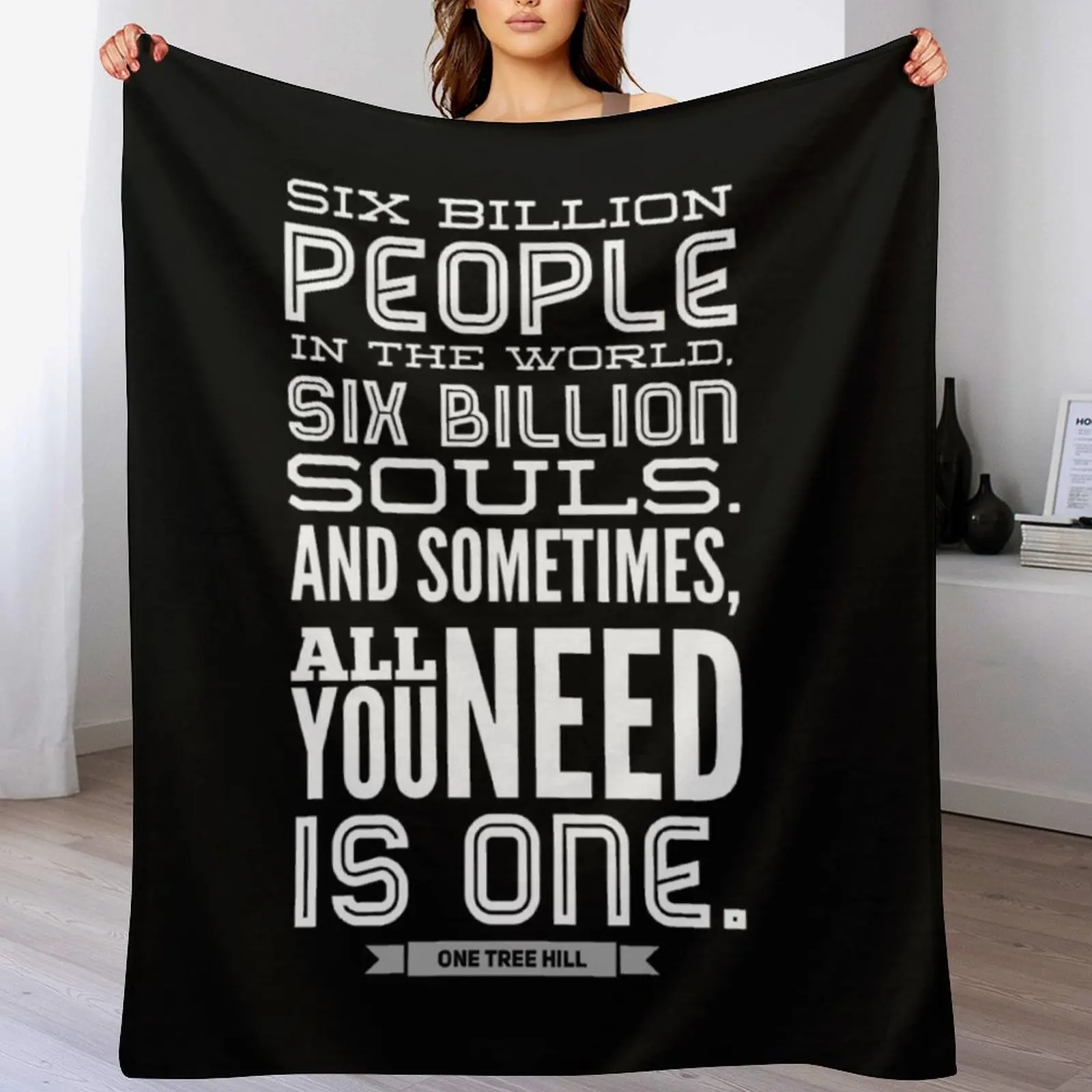 One tree hill - six billion Throw Blanket Camping For Decorative Sofa Soft Sleeping Bag Blankets