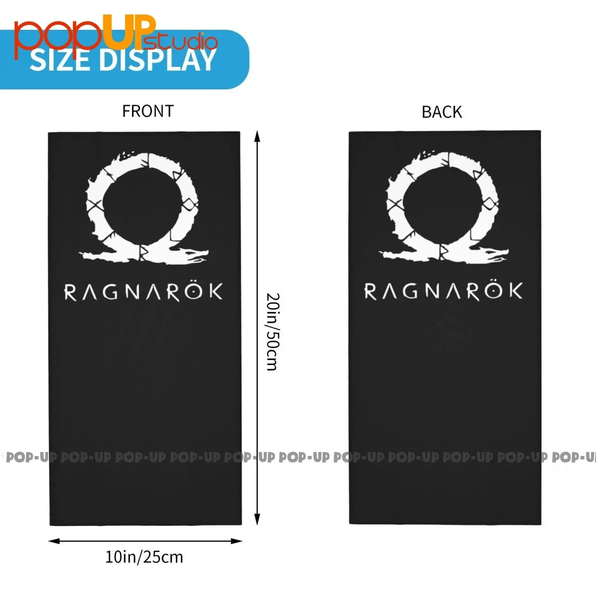 God Of War Ragnarok Neck Gaiter Bandana Scarf Face Mask