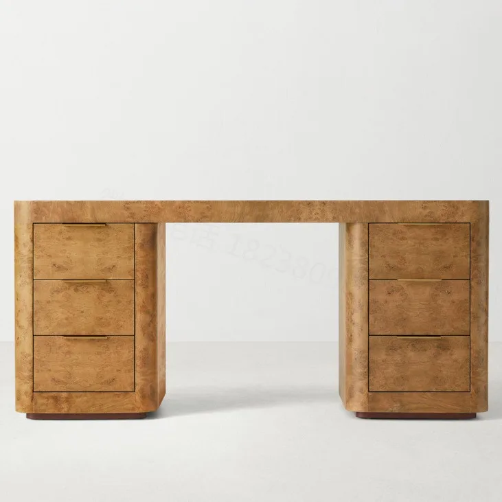 مكتب توميد أوك دراسة مكتب الكمبيوتر مكتب الكتابة الحديثة بسيطة مكتب المنزل