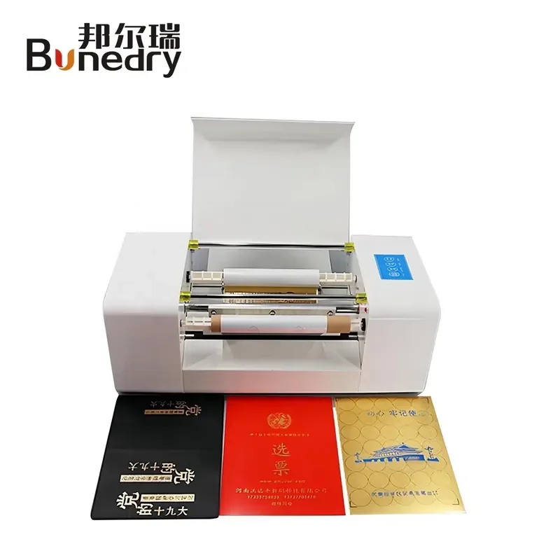 Hot Stamping Foil Machine 360D Digital Sheet Foil Printer Fully Automatic Garments Retail Home Use 110V Motor