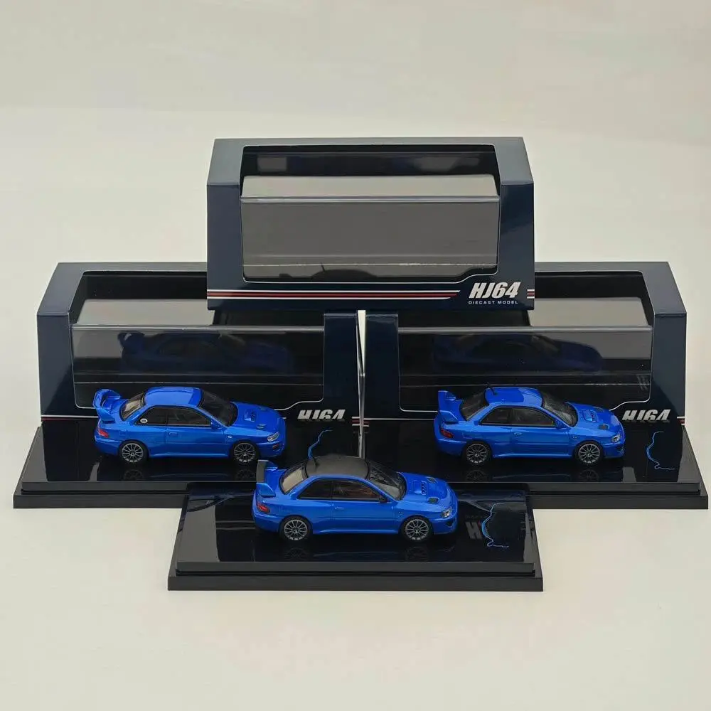 

Hobby HJ64 1:64 for Prodrive P25 2023 Impreza 22B Blue Diecast Model Car Miniature Limited Collection Toy Vehicle Models