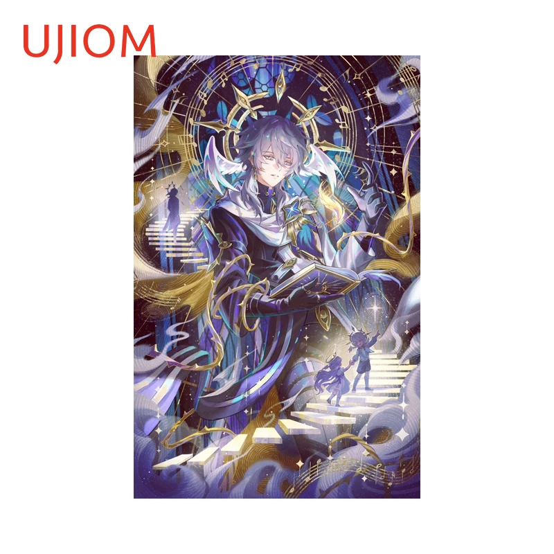 UJIOM Sunday Honkai Star Rail Delicate Poster Design Sticker Beautiful Personality Veneer Door Decal Adhesive Wallpaper Decor