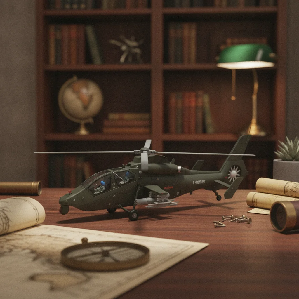 Plaything Collectible Helicopter Model Black Alloy Helicopter Model Aircraft Model Detailed Cockpit for Office
