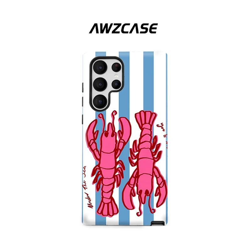 Чехол для телефона Lobster For Life для Samsung GalaxyS25 S20FE S23Ultra S24Plus A16 A26 A36 A56 5G Film Два в одном Задняя крышка