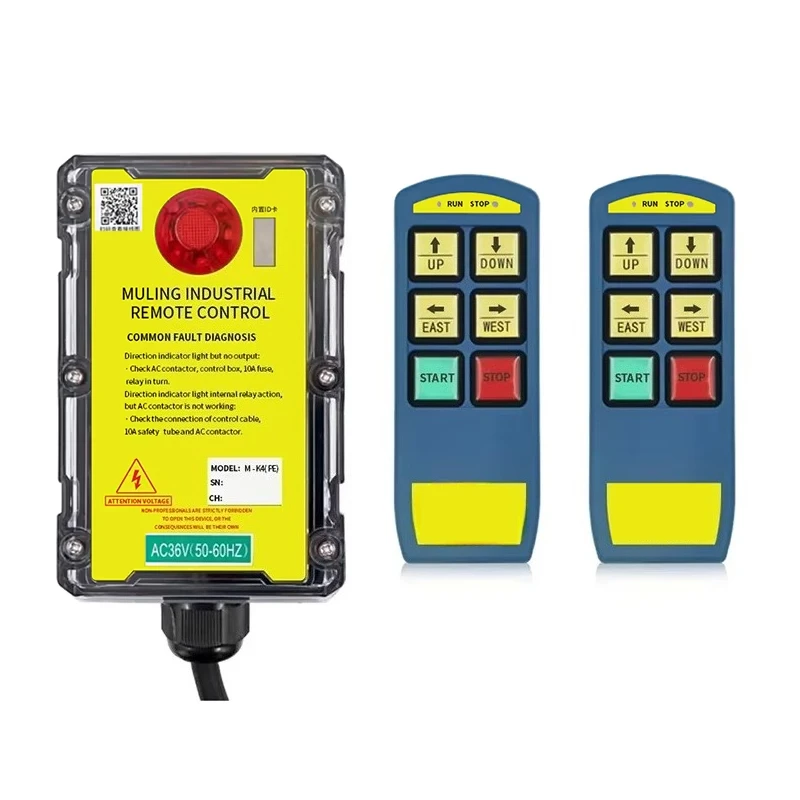 ML-K4 2T&1R Intelligent Bridge Crane Industrial Radio Remote Control Crane Waterproof Industrial Wireless Remote Control