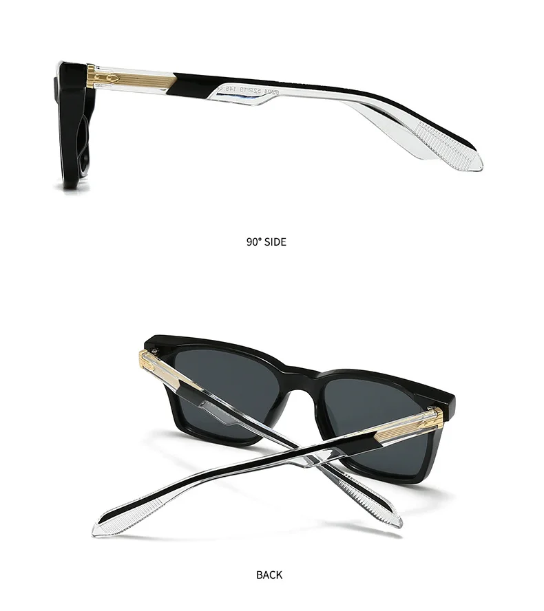 2025 quadratische Sonnenbrille Frauen Trendy Vintage Sonnenbrille Männer Luxus Mode Gläser Dropshipping Gafas De Sol Hombre Sonnenbrille – Detail 10