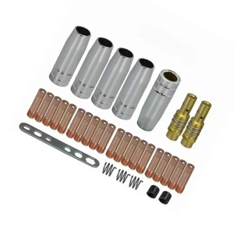 Mig Schweißpistolen Zubehör mit 0,8 mm 0,9 mm 1,0 mm Größe für MB15AK Kupfer Mig Schweißer Spitze Düsenhalter Ersatz D2RD – Detail 9