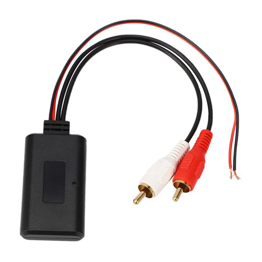 Bluetooth-compatible Audio Cable Module Music Audio Stereo Receiver for Vehicles with 2RCA Interface Car Electronics Accessories