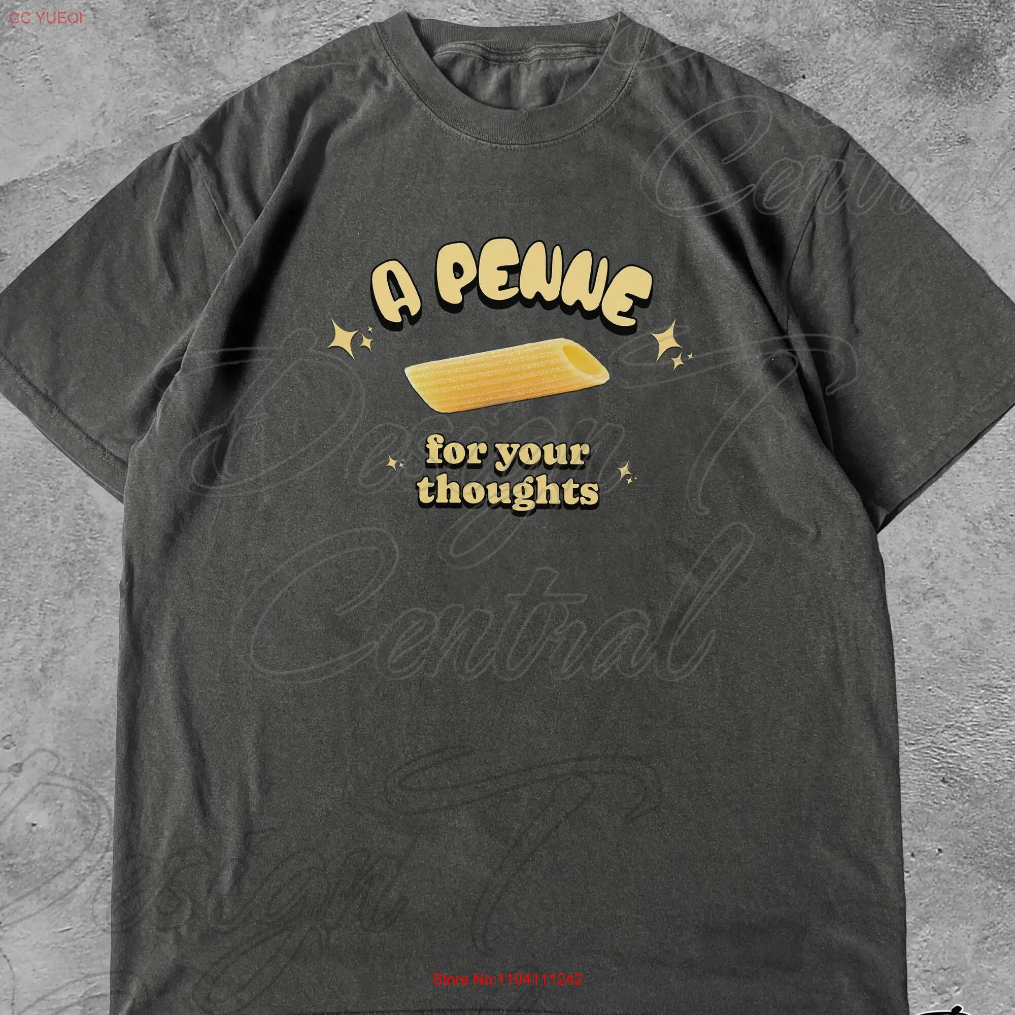 Penne T Shirt Spagetthi Pasta Lover Italian Funny s American long or short sleeves