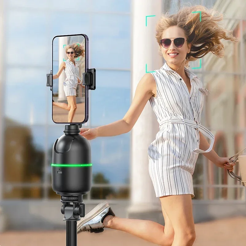 Automatic Facial Tracking with 360 ° Rotation, Mobile Phone Holder for Portable Intelligent Human Body Photography Camera Holde