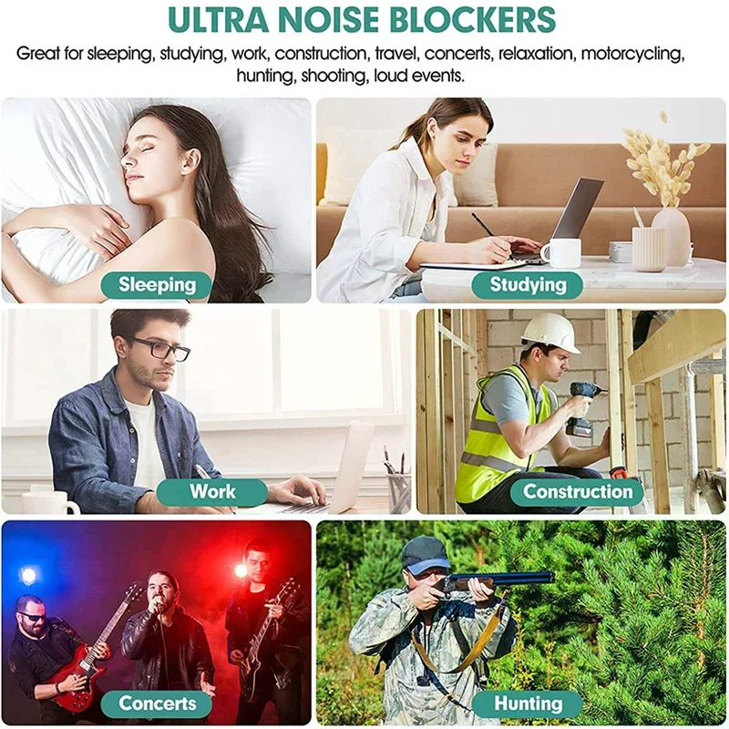 20 Stuks Zacht Oranje Schuim Oordoppen Taps Reizen Slaap Geluidspreventie Oordopjes Ruisonderdrukking Geluidsisolatie Gehoorbescherming