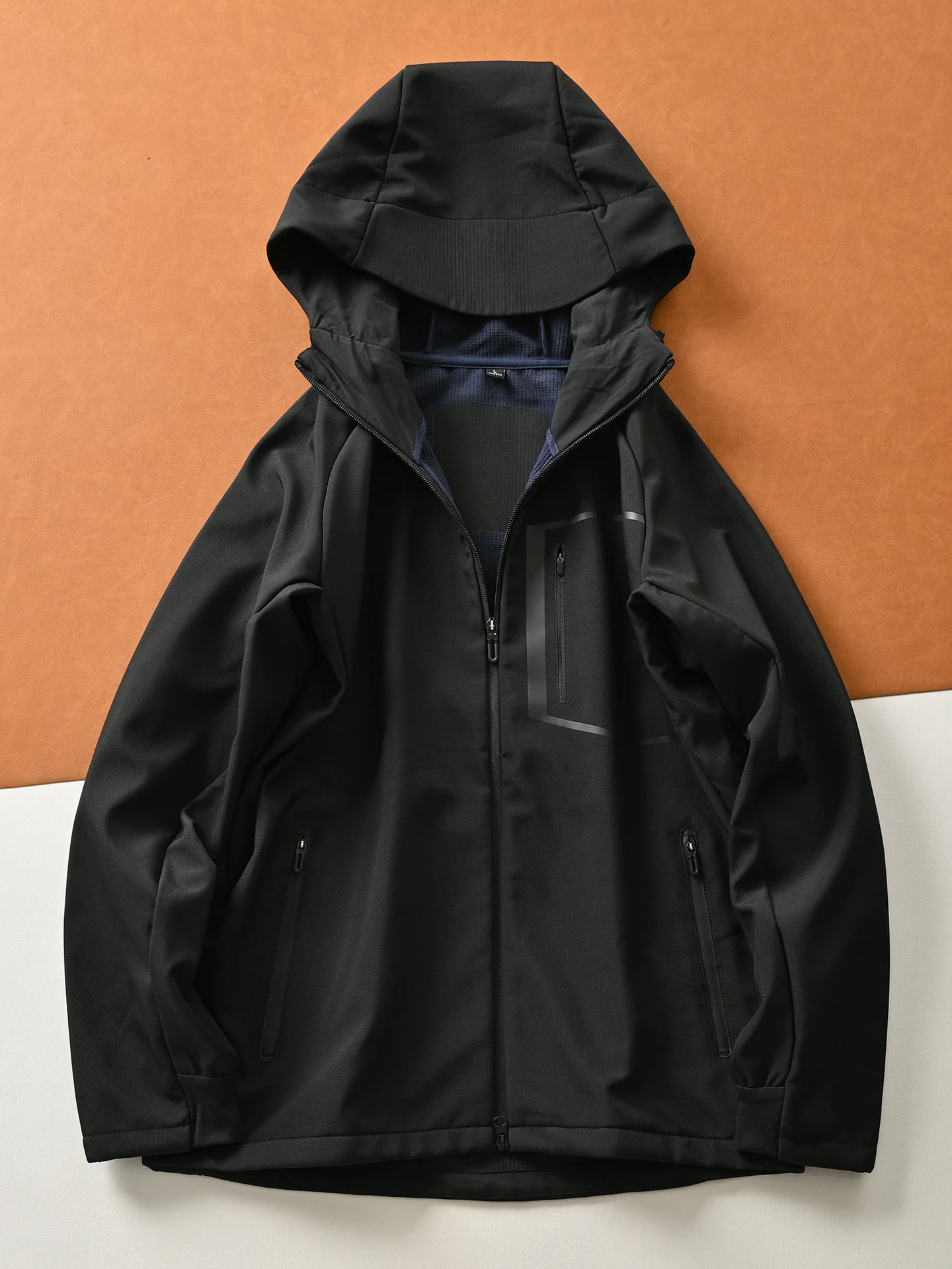 

Уличная куртка Softell Matrix ID из вельвета, спортивная, мужская и женская, однотонная, ветрозащитная, водонепроницаемая, с капюшоном, из полиэфирного волокна