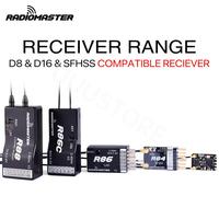 Radiomaster R81 R84 V2 R86 V2 R86C V2 R88 V2 2.4Ghz D8 D16 SFHSS Nano Receiver Compatible FrSky for RC Drone