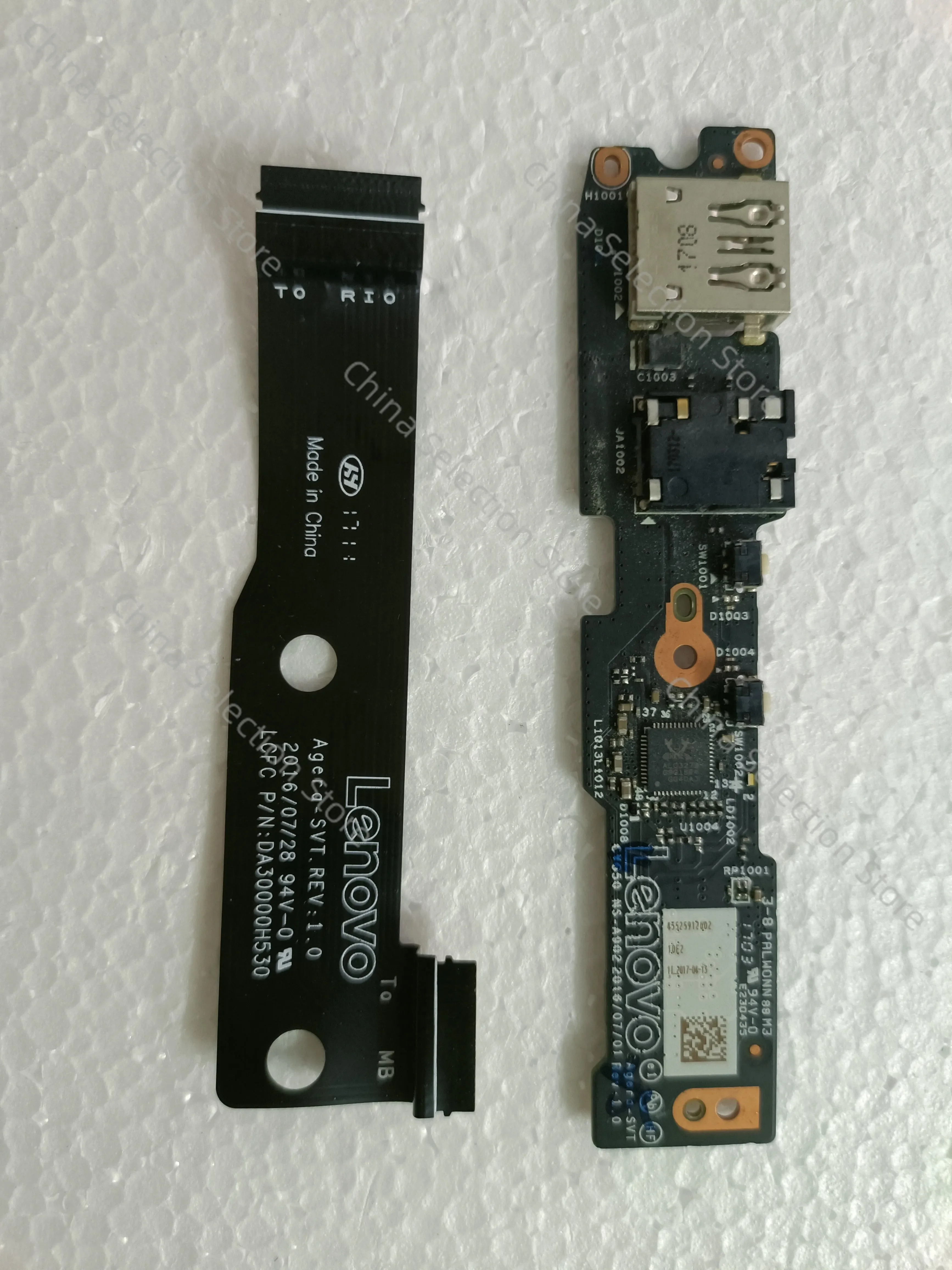 

CYG50 NS-A902 Оригинал для Lenovo Yoga 5 Pro Yoga 910-13IKB USB аудио плата переключателя питания DA30000H530 100% тестирование быстрая доставка