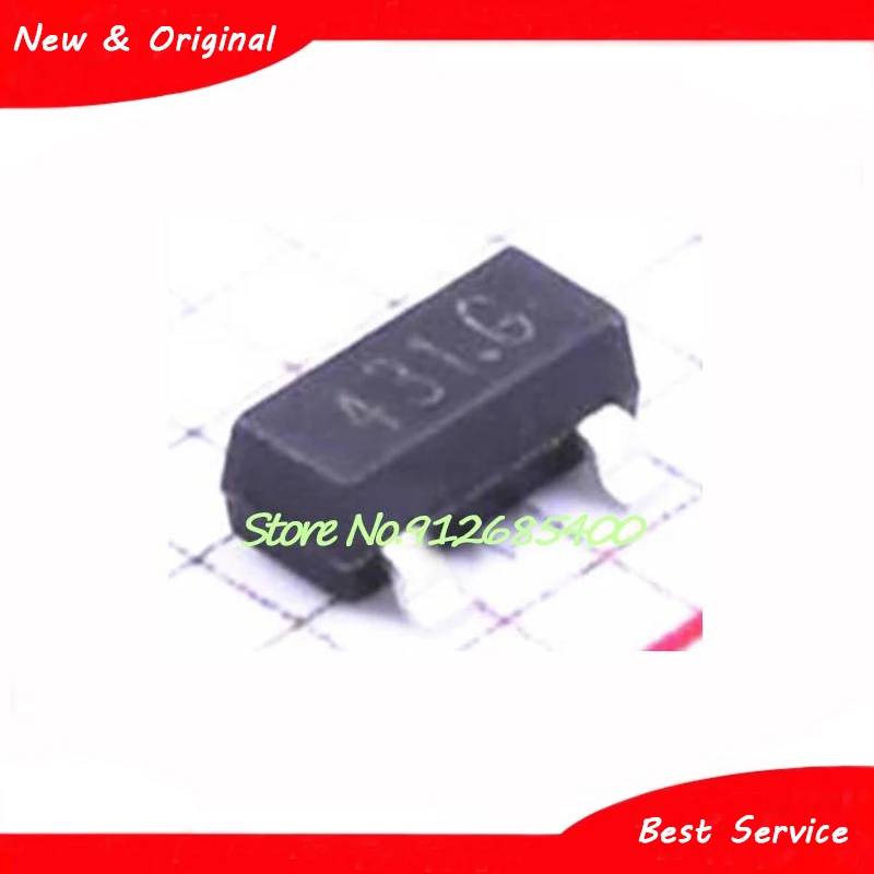 10ชิ้น/ล็อต TL431G-AE2-R SOT23ใหม่และต้นฉบับ