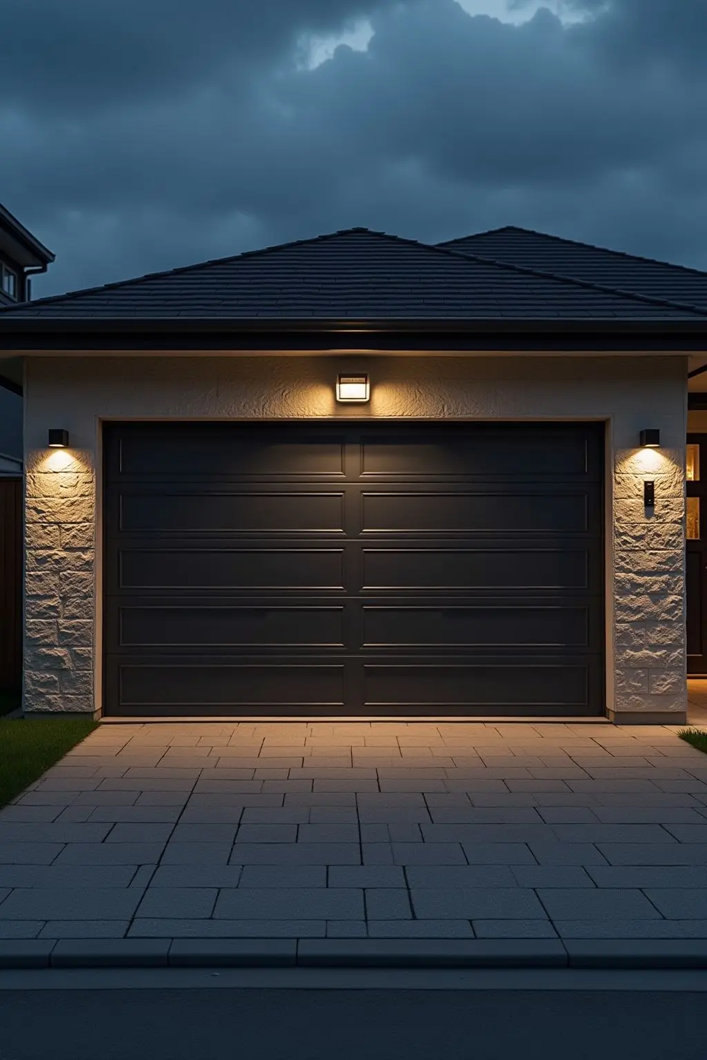

Durable Sturdy Anti-theft Function Garage Door Provide High Security with Modern Design Windproof Garage Door for House Garage