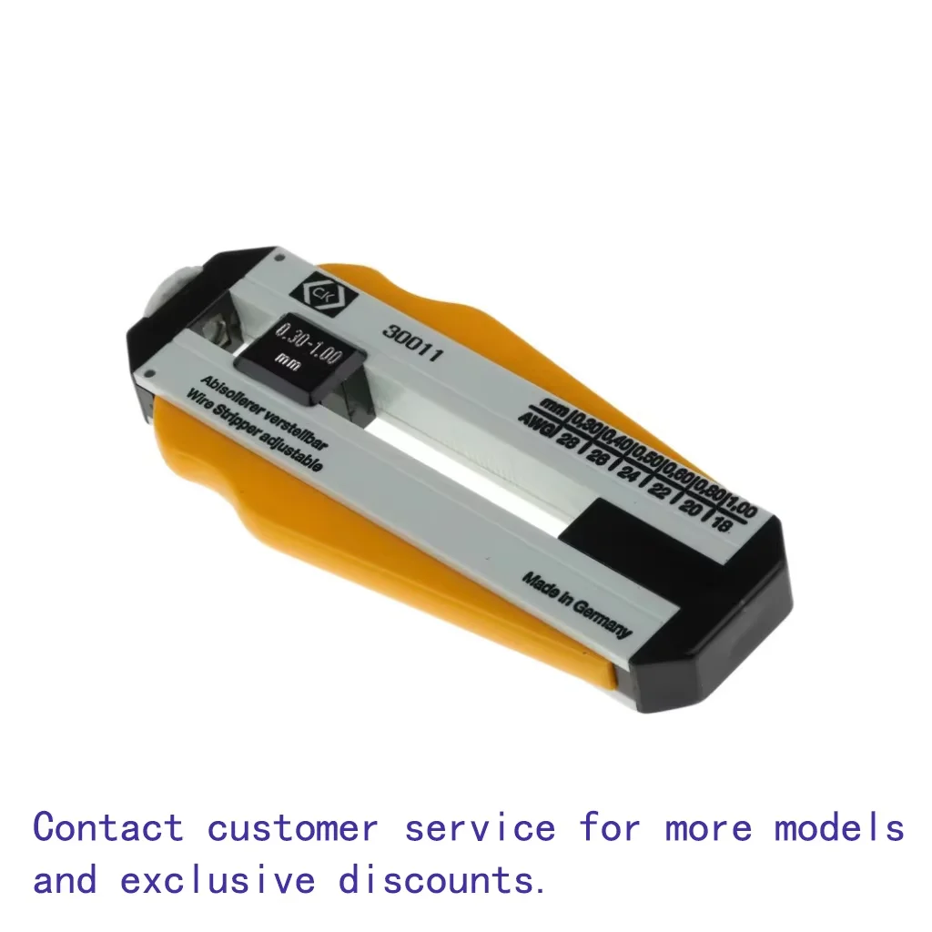 CK TOOLS 330011 Precision Wire Stripper, Fits Wire Diameter 0.3-1mm, 28AWG to 18AWG, Electric Cable Stripping Pliers
