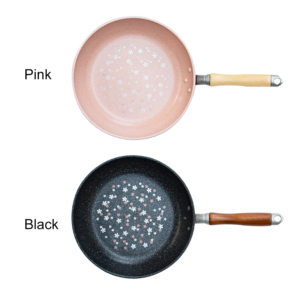 Poêle ronde antiarina pour riz et blé, ustensiles de cuisine ménagers, facile à nettoyer, cuisson sûre, cuisinière à gaz, œuf à frire, universel