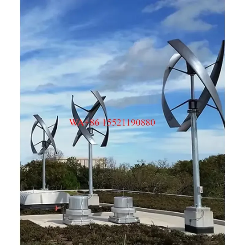 WMWMNU for ESG Home Use 220V Output 500W-3KW Vertical Wind Turbine System 12V-48V Wind Energy Generator Factory Direct Sales
