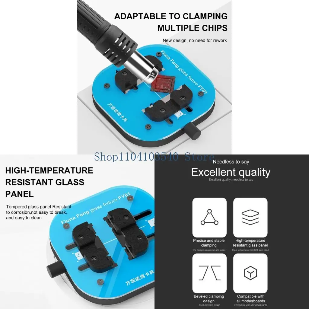 

02DC Stable Square Glass Fixing For Accuracy Electronics Repair And Maintenance