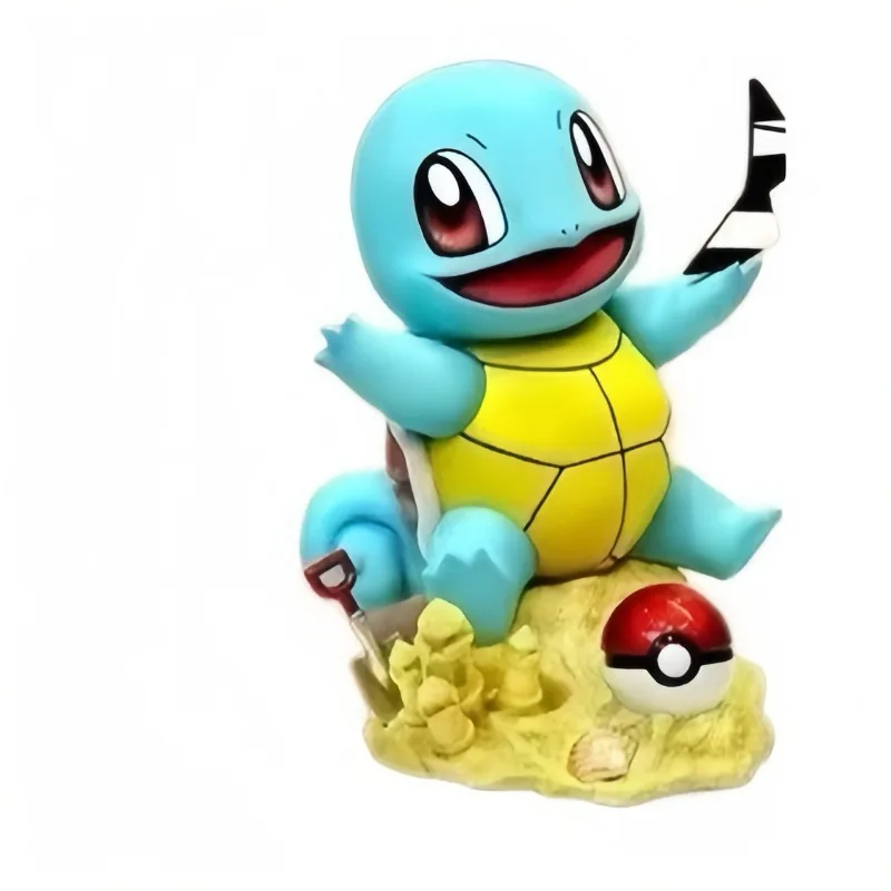 Figurka Pokémon Squirtle 10 cm Dostępna od ręki Dekoracja na biurko Idealny prezent na Boże Narodzenie, urodziny, Nowy Rok dla fanów Pokémon Anime
