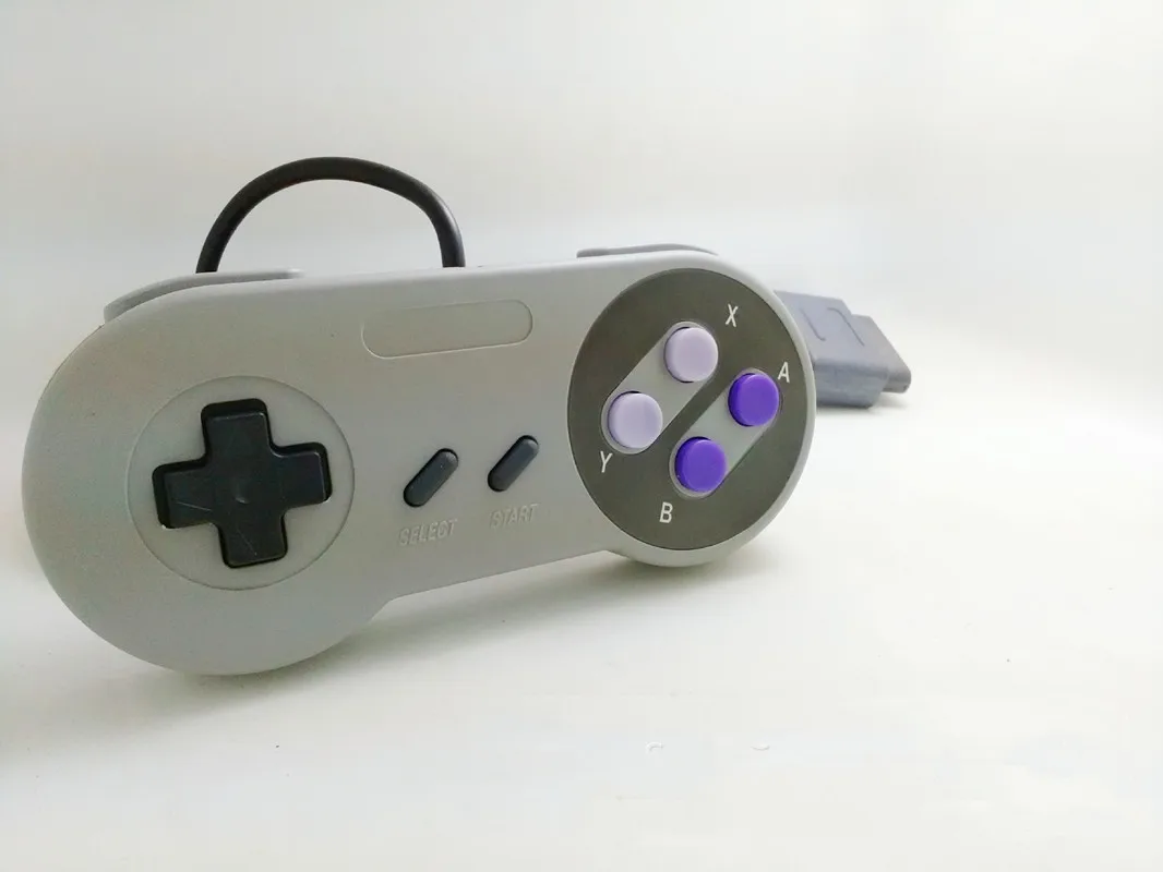 2PCS Joypad Gamepad Controller Pad สำหรับ Nintendo Super Famicom SNES Fighting Commander Controller สำหรับ Nintendo
