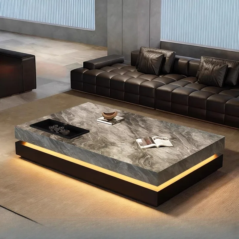 

Luxury Marbles Tea Table Classy Design Indoor Large Floor Storage Coffee Tables Bauhaus Wooden Tavolino Da Salotto Furniture