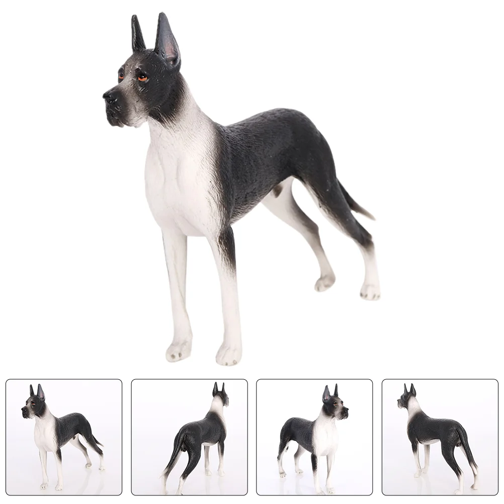 

Artificial Dog Puppy Recognition Model Lifelike Simulation Animal Figurines Ornament Ornaments for Crafts Decor Toy