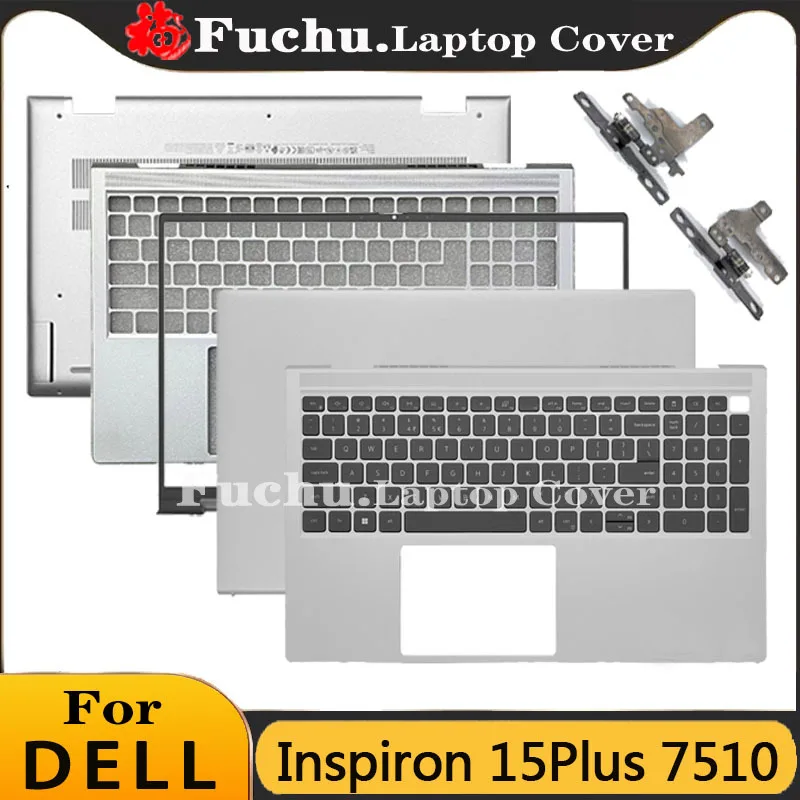 

Housing Case For Dell Inspiron 15 Plus 7510 LCD Back Cover Front Bezel Palmrest Bottom Case Hignes Laptop Covers Replace 15.6inc