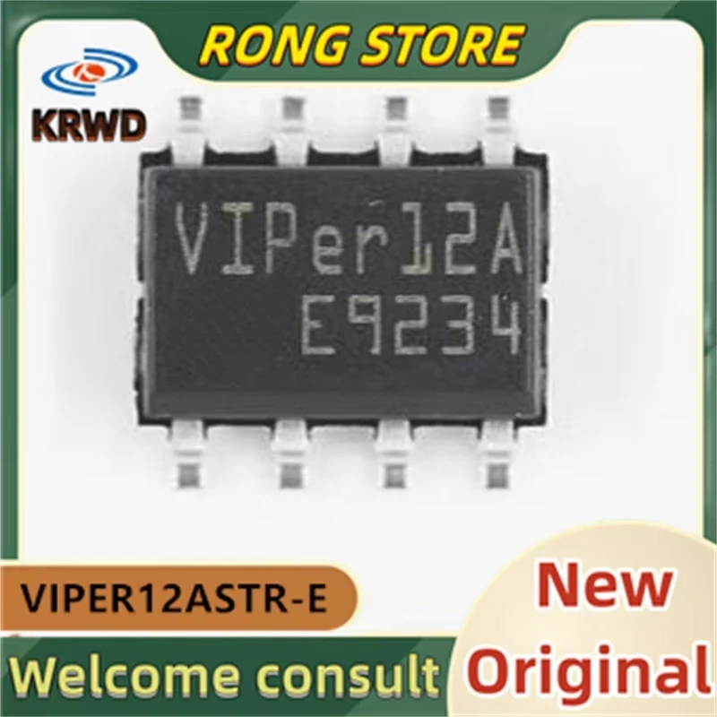(10PCS) VIPer12A New and Original VIPER12ASTR-E  VIPER12ASTR