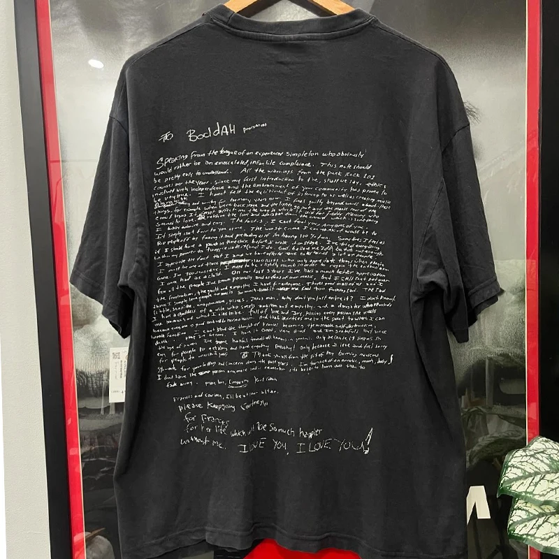 Tagkita Band Kids Album Short Sleeve T-Shirt Rapcore American Trendy Brand Loose Fit Cotton Youth Summer Casual round Neck