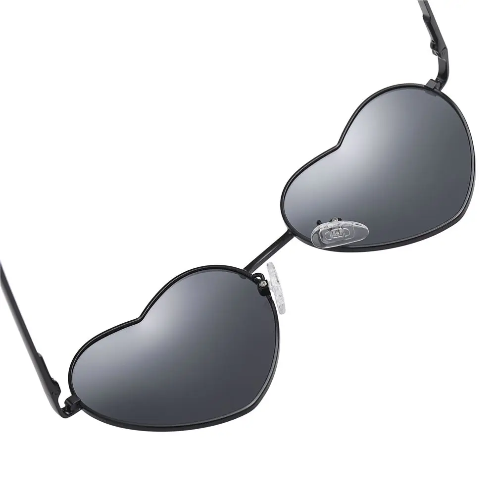 Fancy Accessories Vintage Metal Frame Heart-Shaped Glasses Eyewear  Glasses Women Heart Sunglasses