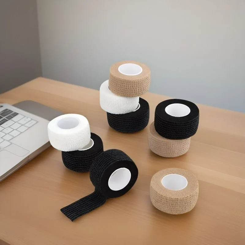 Self-adhesive Elastic Bandage Tapes Fingers Ankle Protection Makeup Tool Kits Non-woven Fabric Wraps Tape Tattoo Accessories