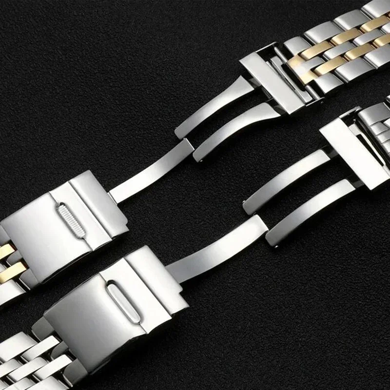 Solid Stainless Steel Watchband 20mm 22mm 24mm Bracelet For Breitling Watch Strap for AVENGER NAVITIMER SUPEROCEAN Belt