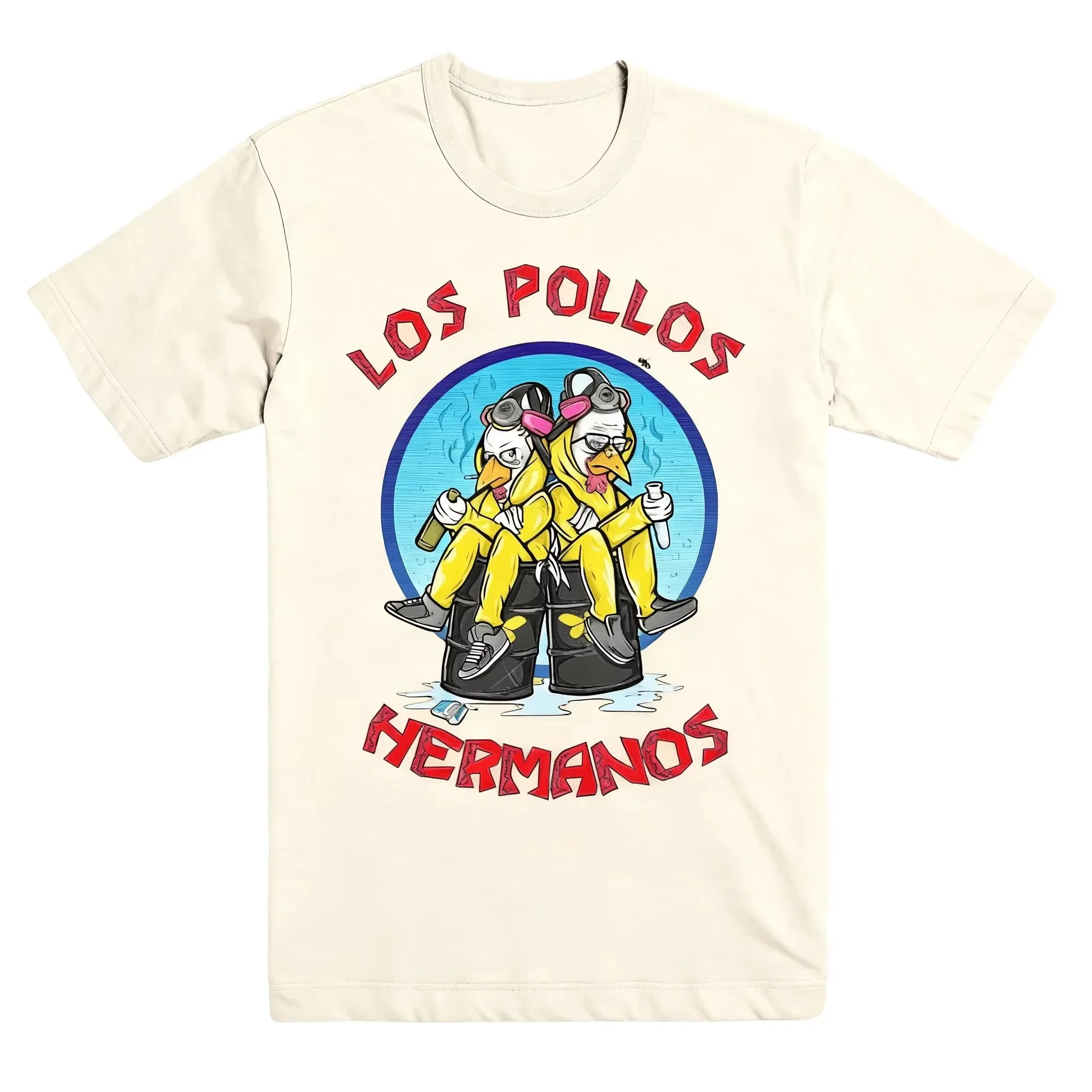 2026 Hip-Hop Streetwear Y2K T-Shirt TV-Serie Breaking Bad Los Pollos Hermanos Lustige Hühnerbrüder Herren Damen Beliebte T-Shirts Tops – Detail 7