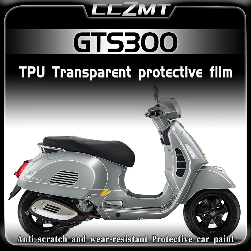 

For Vespa GTS300 GTS 300 gts300 body protection film transparent sticker invisible car cover film modified accessories