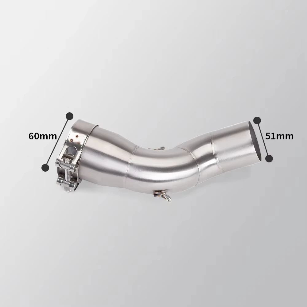 High - Efficiency Suitable Exhaust Middle Pipe Adapter Middle Section for Honda CBR1000RR Cb1000rr 2017-2020