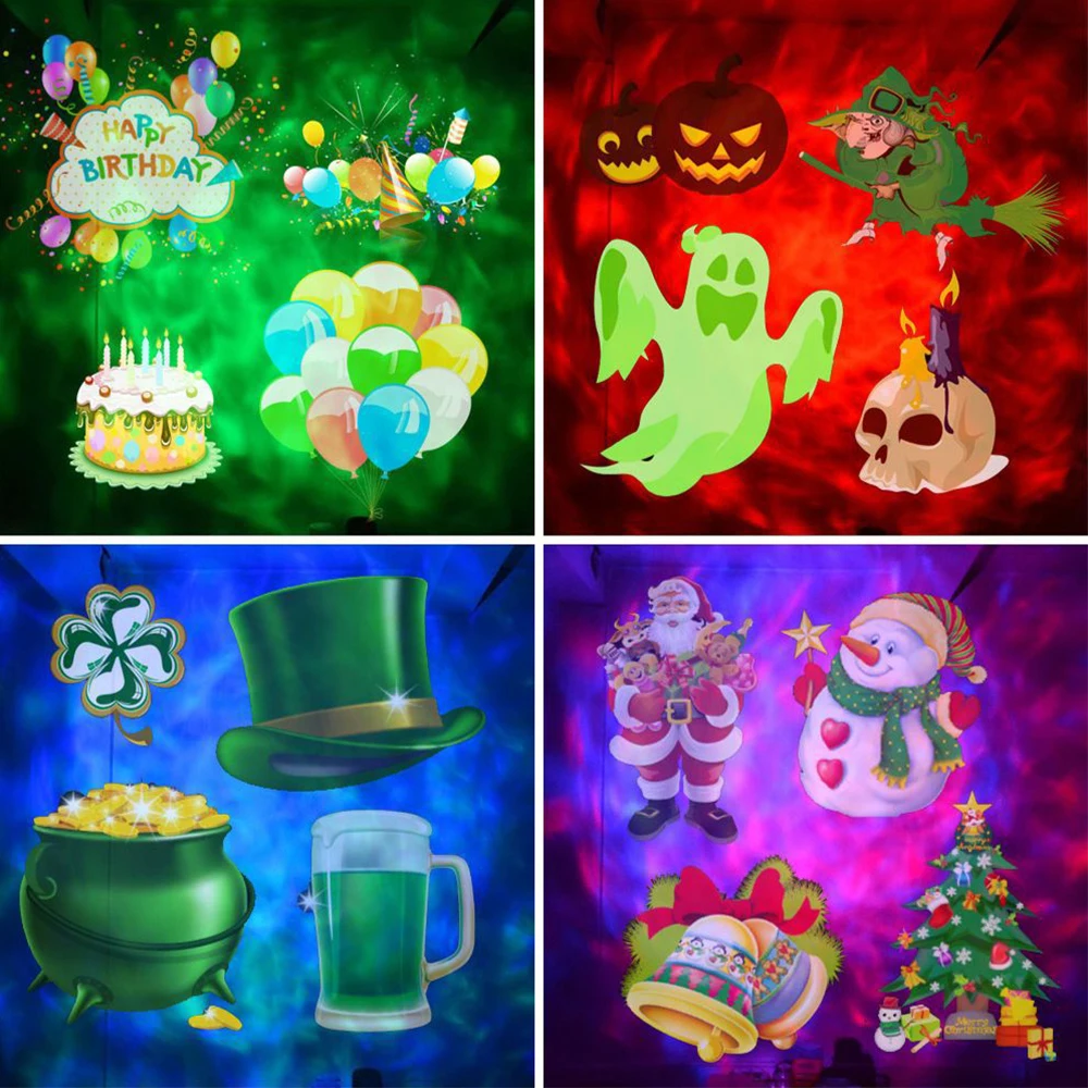 Оригинальная лампа, освещение для сцены, Праздничный Рождественский проектор для улицы, Рождественский светодиодный проектор, водонепроницаемый лазерный проектор