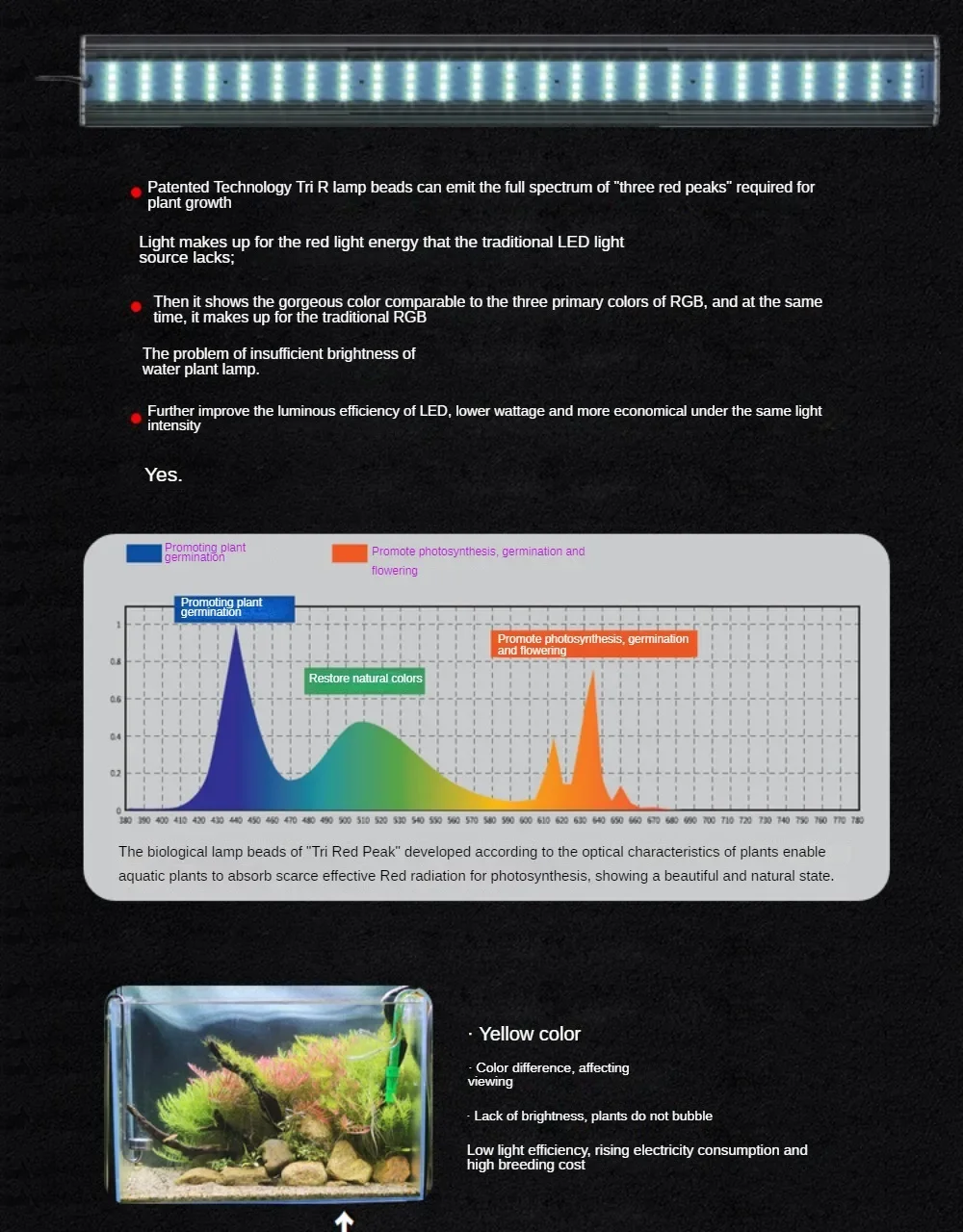 Imagem -05 - Led Aquarium Water Plant Lâmpada Full Spectrum Wrgb Cilindro de Relva Profissional Explosão Tanque de Peixes Algas Paisagem Iluminação xp